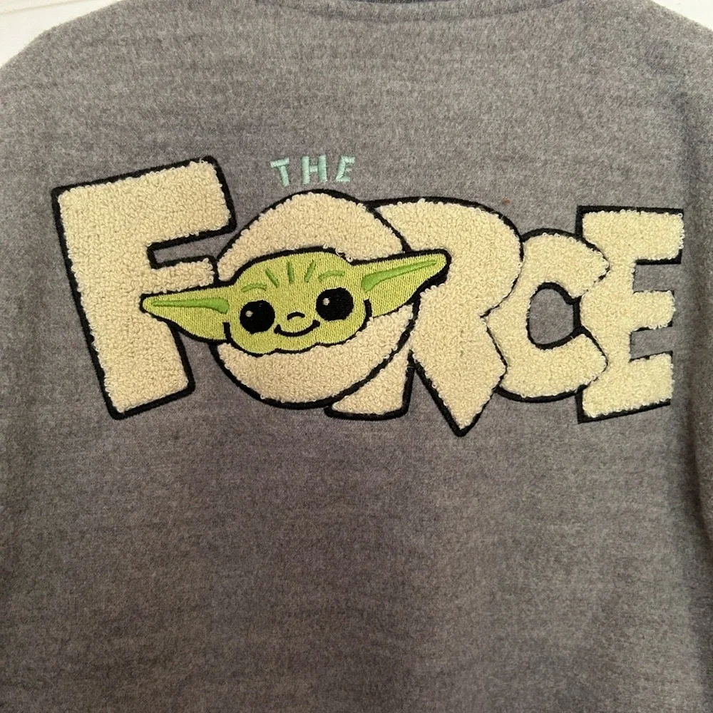 Star Wars “The Force” Baby Yoda Grogu Letterman‎ Style Jacket-Toddler Small
